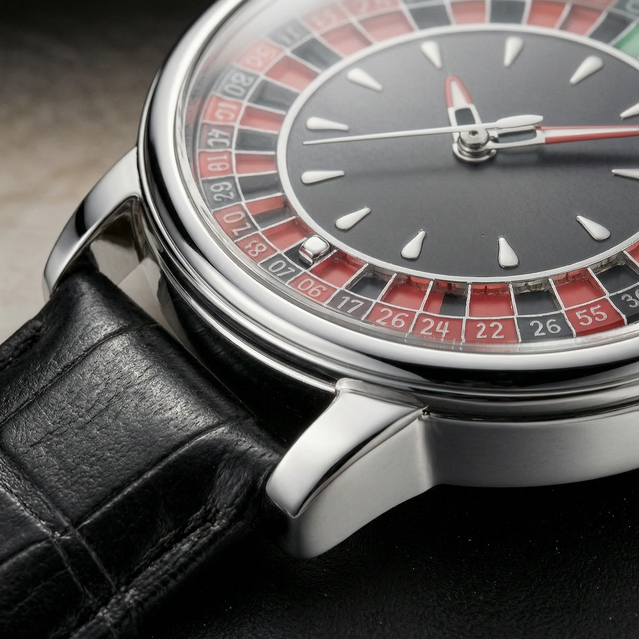 LIGE Roulette Dial Luxury Men’s Watch – Stainless Steel Premium Edition