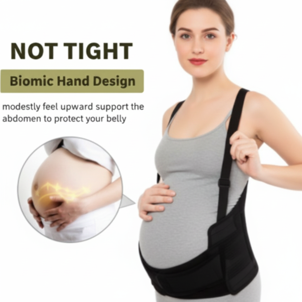Pregnancy Belly Support Belt – حزام دعم الحمل للراحة اليومية | Comfortable Maternity Stomach Lift Band