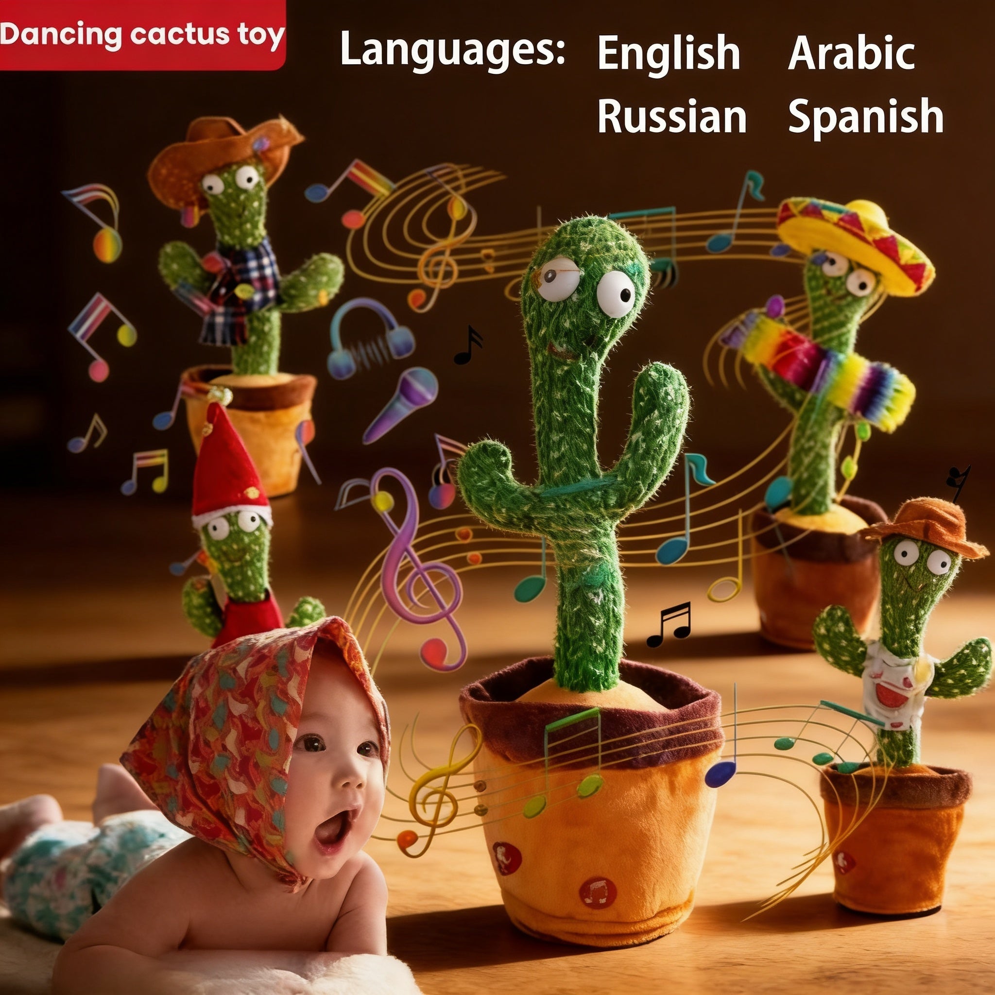 Dancing Cactus Toy | لعبة الصبار الراقص