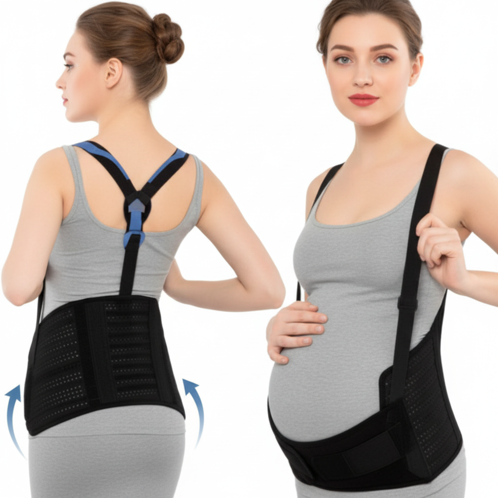 Pregnancy Belly Support Belt – حزام دعم الحمل للراحة اليومية | Comfortable Maternity Stomach Lift Band