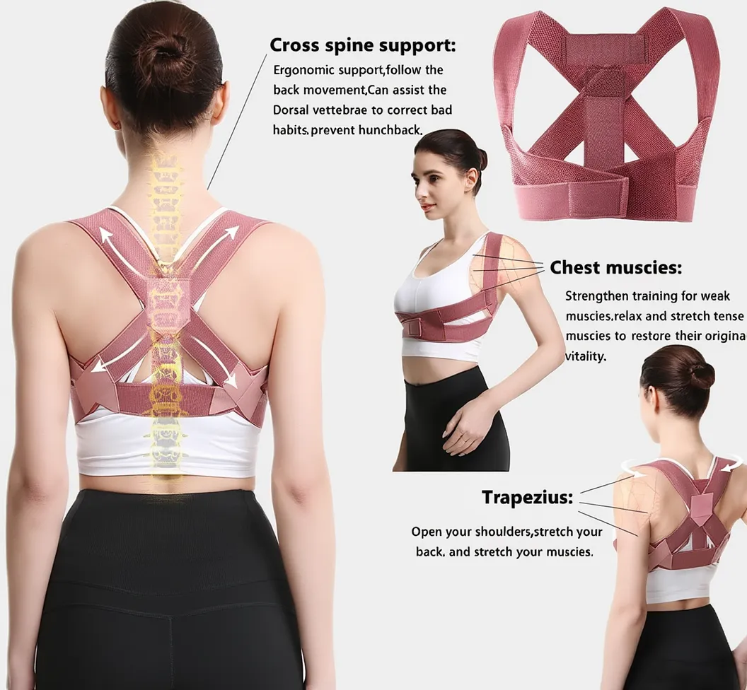 Posture Corrector Belt – تحسين القوام ودعم الظهر | Adjustable Back Support for Daily Confidence